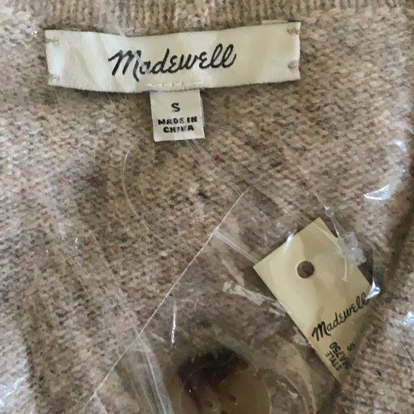 Madewell Donegal Mansfield Cardigan Sweater - Picture 7 of 8